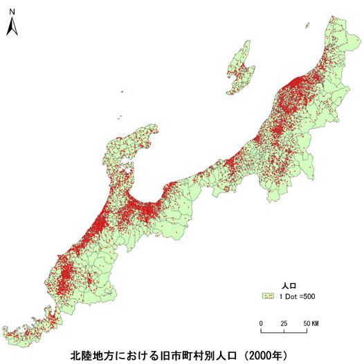 村山研究室 明治24年 徴発物件一覧表 統計地図